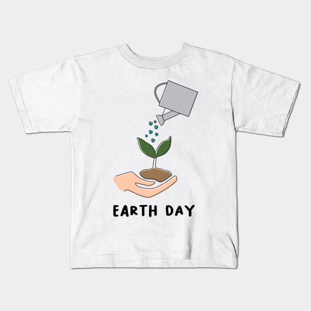 earth day t-shirt Kids T-Shirt by rsclvisual